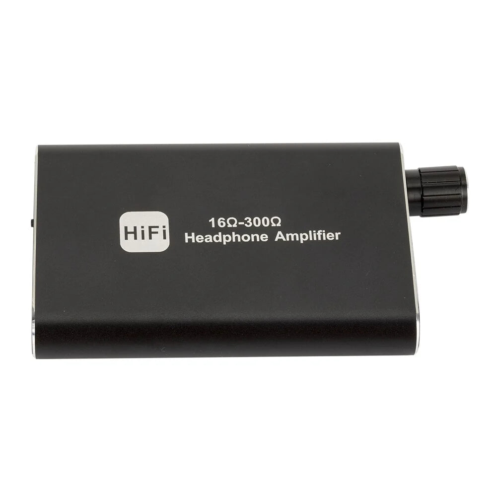 16-300Ω HIFI Headphone Amplifier Portable Earphone AMP 3.5Mm W/ Audio USB Cable