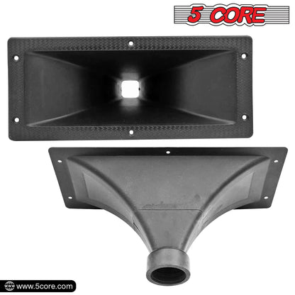 5Core Screw on Compression Driver Horn Tweeter Throat 4X10 Heavy Duty Construction