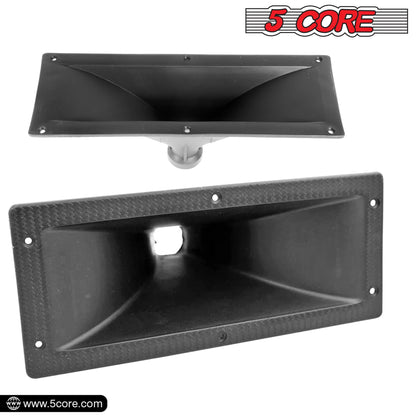 5Core Screw on Compression Driver Horn Tweeter Throat 4X10 Heavy Duty Construction